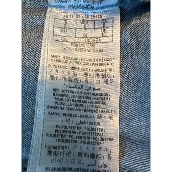 Guess Los Angeles Women’s Cropped Denim Jumpsuit –‎ Size 8 - Picture 13 of 16